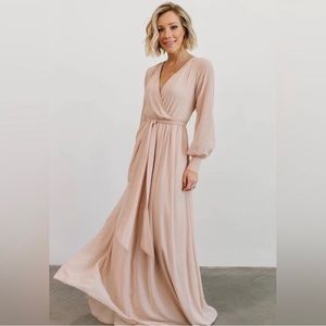 NIB Baltic Born Lydia Maxi Dress, color Natural, size XL,